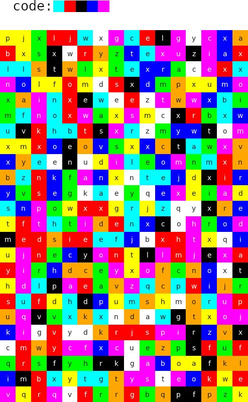 Enigmatic Puzzle A Color Coded Sentence Puzzling Stack Exchange - Geometric Image Collection - Retina Quality