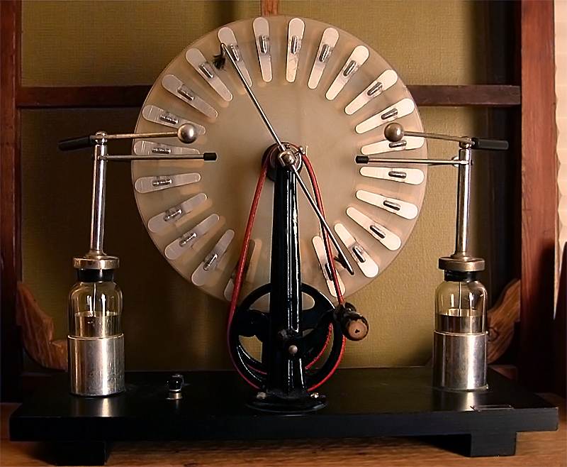 Charge Capacitor With Static Electricity Electrical