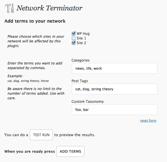 Search the code reference for more information about wordpress' functions, classes, methods, and hooks. WordPress Multisite - global categories - WordPress Development Stack Exchange