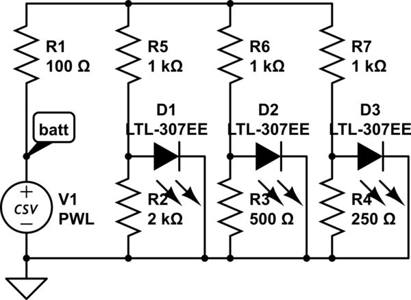 Leds Voltage Display Circuitlab - Premium Retina Colorful Textures | Free Download