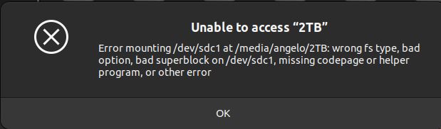 Error Mounting Dev Sdb1 Not Possible To Mount A External Hdd R - City Wallpapers - Stunning 4K Collection