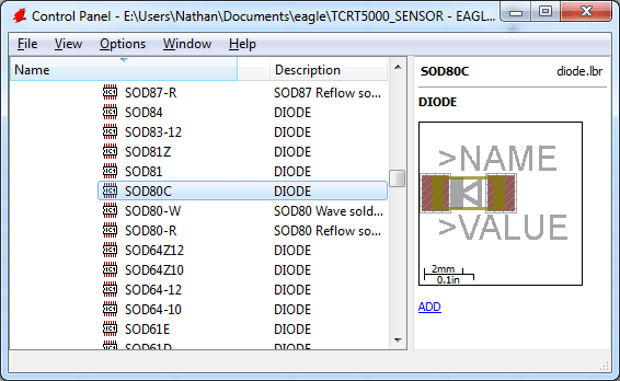 Confused About Eagle Libraries Can T Add Parts I See In