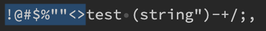 !@#$%""<>test (string")-+/;,