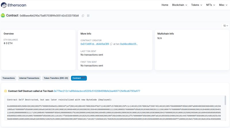 Selfdestruct In Solidity Is Reinitializing The Contract Ethereum - Ultra HD Minimal Photo - Retina