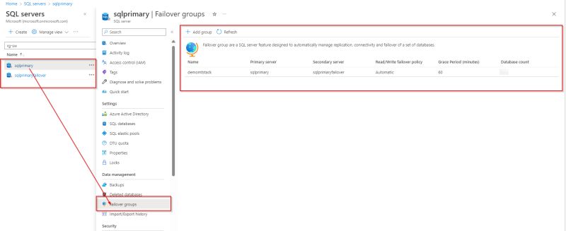 Sql Azure Geo Replication Recreating Link On The Same Db Stack - Modern Space Background - Full HD