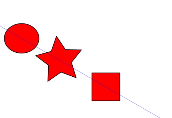 Alignment Align And Distribute Multiple Objects In Angled Path Guide - Sunset Pattern Collection - Desktop Quality