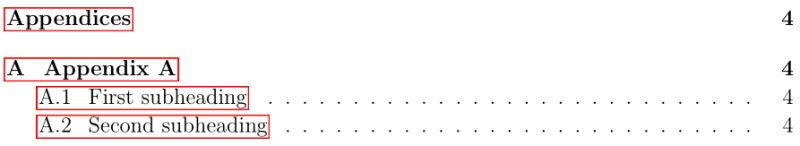 Sectioning How To Form Appendix Under The Heading Appendices In Toc Tex Latex Stack Exchange - Perfect Mountain Texture - Ultra HD