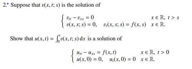 Problem Related To Wave Equation Mathematics Stack Exchange - High Quality Mountain Pattern - Mobile