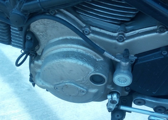 How to paint bike engine
