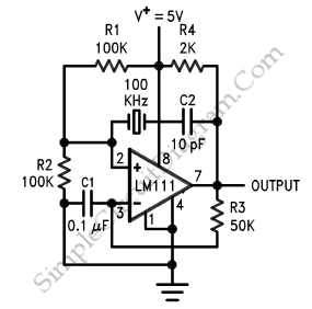 Electronics Idea Crystal Oscillator Using Op Amp - Modern Mountain Design - 8K