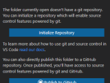 Visual Studio Code The Folder Currently Open Doesn T Have A Git