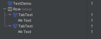 Layout inspector screenshot