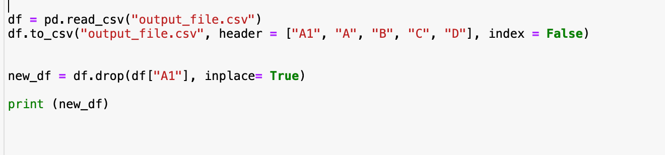 Removing A Row From CSV File With A Condition