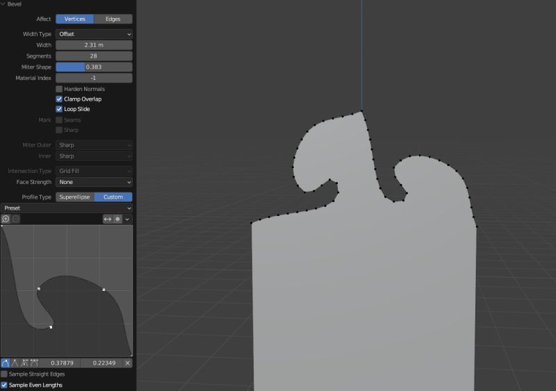 Mirror Bevel Profile Type Blender Stack Exchange - Download Creative City Wallpaper | Full HD