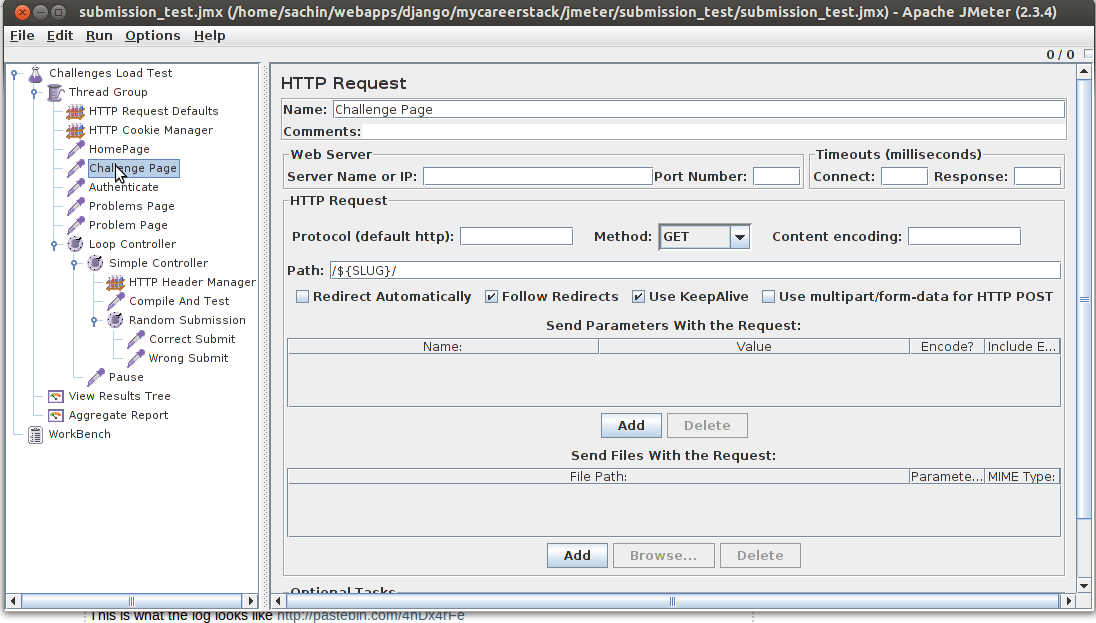 Request Type Not Being Set In Non Gui Mode In Jmeter Stack