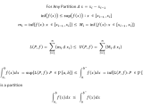 Real Analysis To Prove The Upper Riemann Integral Geq Lower