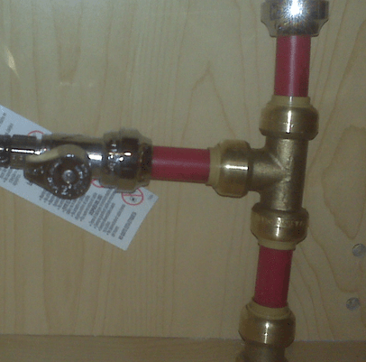 Plumbing Basement Bathroom Water Lines With Pex 