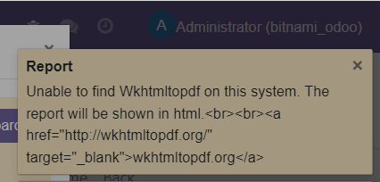 wkhtmltopdf issue bitnami odoo 15