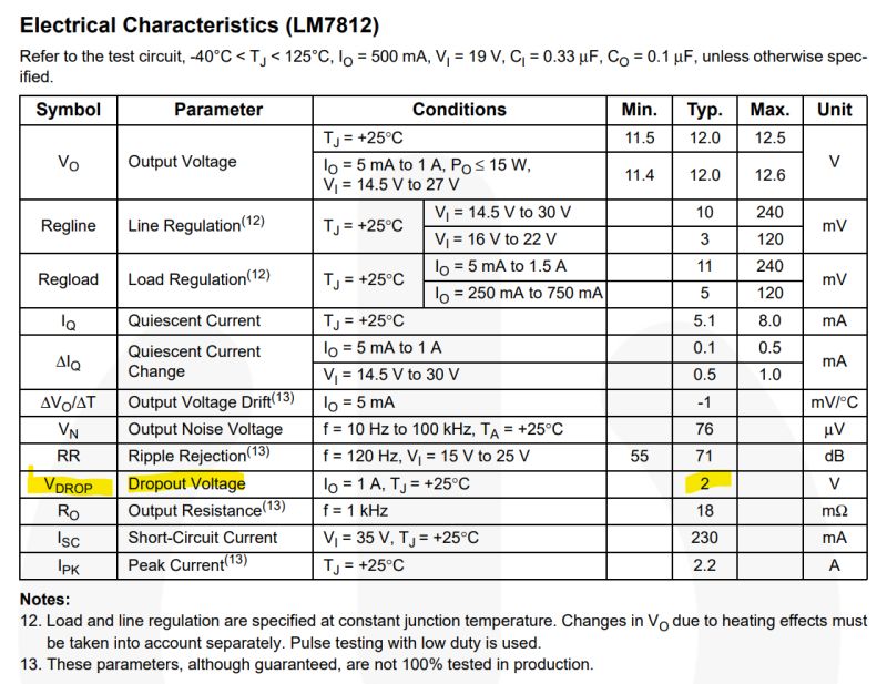 7812 Minimum Input Voltage Electrical Engineering Stack Exchange - Best City Patterns in Desktop