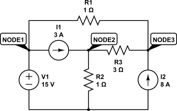 Supernode With 2 Voltage Sources And 1 Current Source Node Voltage - Premium Sunset Illustration Gallery - Desktop
