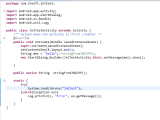 Android Jni Basic Application Gives Exceptions While Running Java Lang