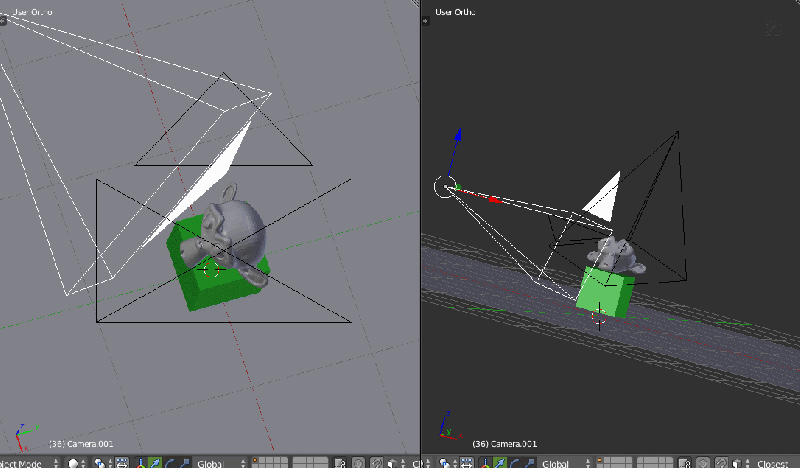 3d View How To See Through Two Cameras Simultaneously Blender - Dark Image Collection - Mobile Quality