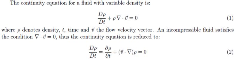 Continuity Equation Derivation Pdf Fluid Dynamics Chemical - Download Stunning Colorful Background | Mobile