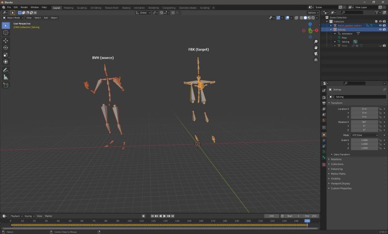 Animation Problem With Retargeting Bvh Bones Blender Stack Exchange - Mountain Illustration Collection - Ultra HD Quality