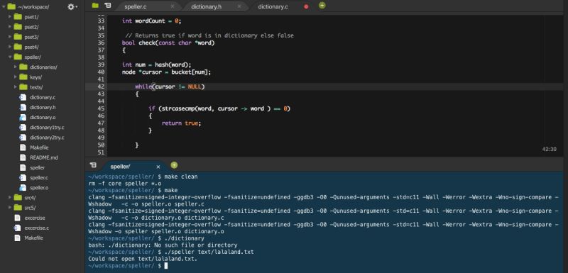 Harvard Cs50 Solutions Pset5 Speller Dictionary C At Master Andycloke - Mobile Vintage Pictures for Desktop
