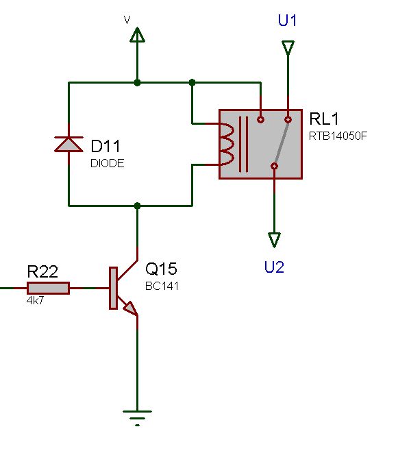 Transistor Relay Switching Circuit - Incredible Vintage Illustration - High Resolution