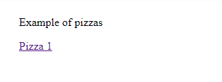 Pizza where I can click on to see the detail