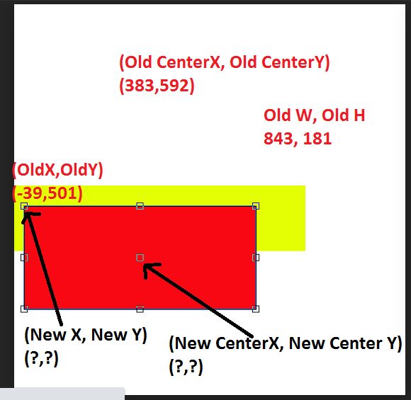 Calculus Calculate The New Length Of Line In Rectangle After Chanaging Rectangle Width And - Premium Sunset Pattern Gallery - Ultra HD