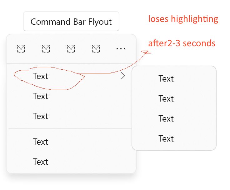 Uwp Xaml Commandbarflyout Winui 2 7 Highlighting Misbehavior Using - Download High Quality Ocean Background | Mobile