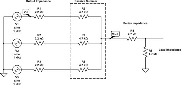 Resistor Values For A Passive Audio Mixer Electrical Engineering - Geometric Textures - Gorgeous Mobile Collection