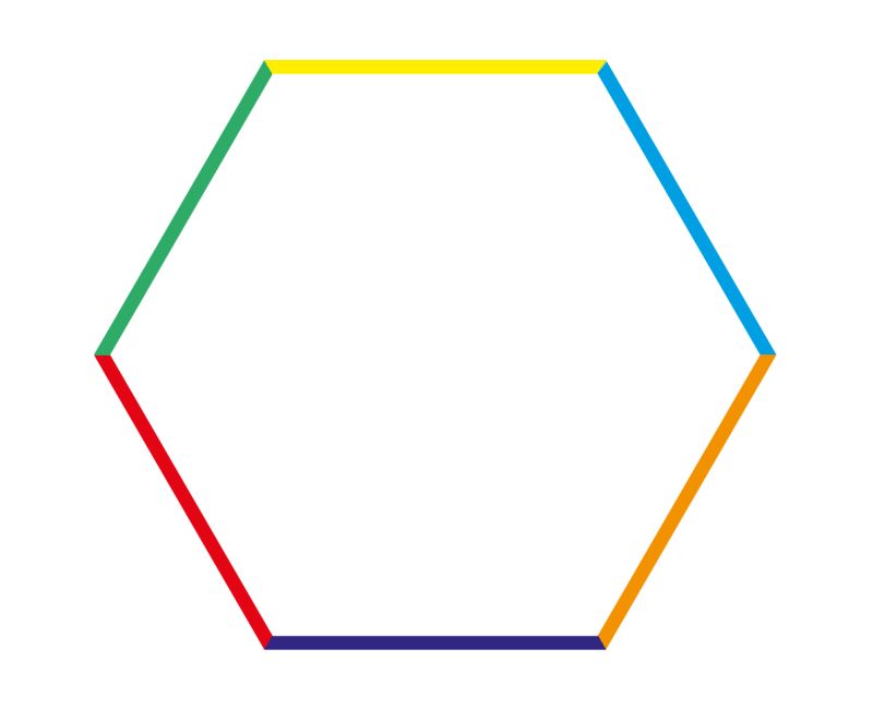 Path How To Create A Polyline In Illustrator With Each Edge A Different Color Graphic - Best Ocean Photos in Full HD