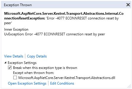 C Asp Net Core Web Application Error 4077 Econnreset Connection - Artistic Ocean Background - High Resolution