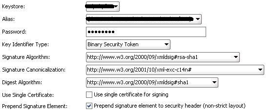 The example shows an xml dsig generic rsa signature and xforms button in a form. What Does Soap Ui Uses From Soap Envelope To Create Xmldsig Signature Stack Overflow