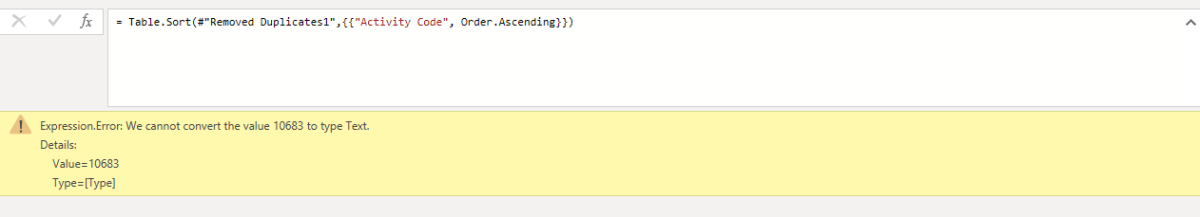 Error Example using Text.lower