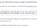 Vbscript How To Enable Your Windows Script Host Through Registry