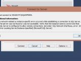 Network Error When Connecting To Sql Server Stack Overflow