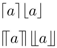 Math Mode Ceiling Function Symbols Overlapping Tex Latex Stack Exchange - High Resolution Nature Backgrounds for Desktop