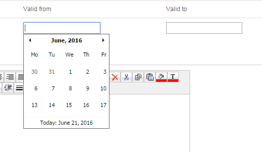 Ajaxtoolkit Calender Extender Won T Show All The Dates Stack Overflow I dont know what is the problemis any css problem or something else.