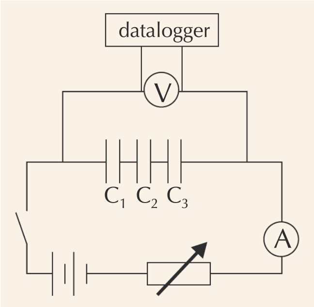 Charge Stored In Series Capacitor Frac Physics