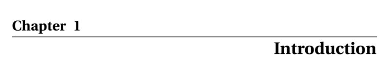 Custom Chapter Header In Thesis Tex Latex Stack Exchange - Minimal Illustration Collection - 8K Quality