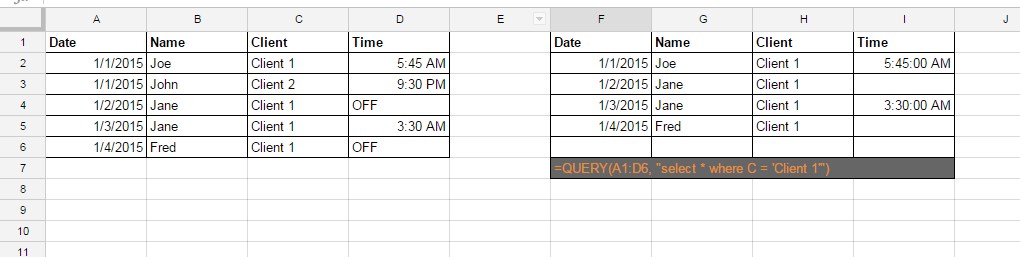 Google Spreadsheet Query Blanks Out Text Cells In The Query