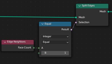 Geometry Nodes Split Edges If Faces Only Connected By 1 Vertex - High Resolution Ocean Arts for Desktop