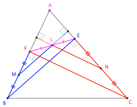 Geometry Perpendiculars And Midpoints In Orthocenter Configuration - Perfect Dark Pattern - Desktop