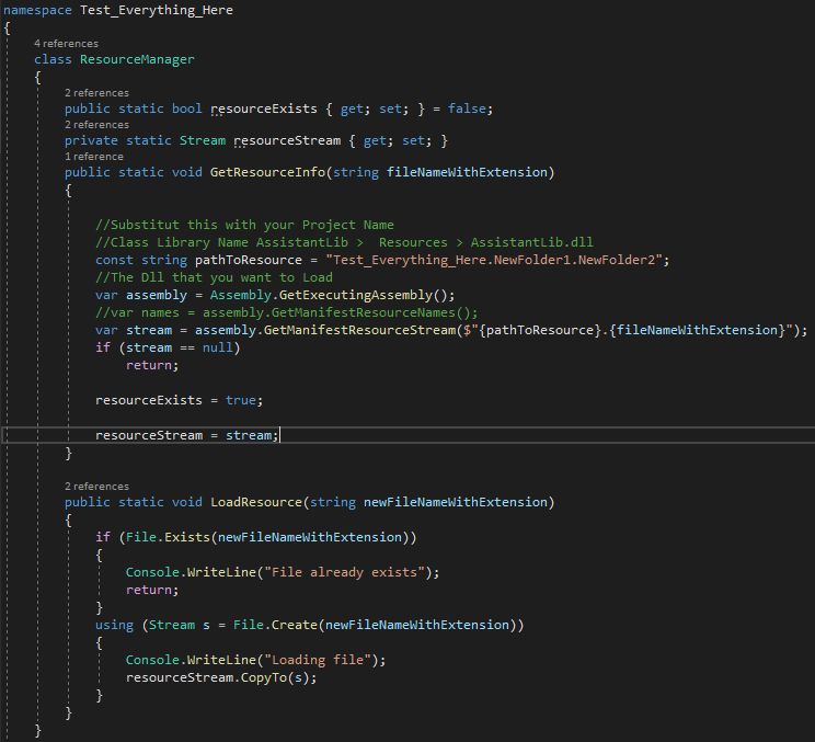 Winforms C Extract An Embedded Resource From Assembly To A Specific - Premium City Texture Gallery - Ultra HD