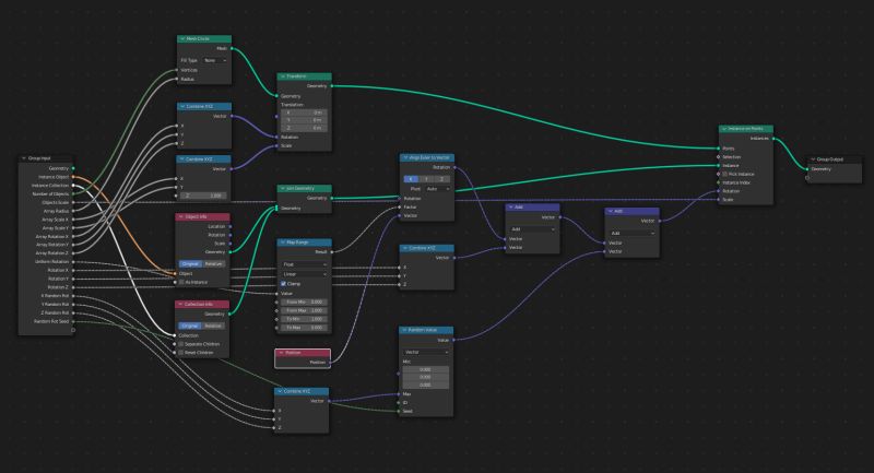 Geometry Nodes Geonode Setup To Create A Multi Object Radial Array - Premium Mountain Texture Gallery - Desktop