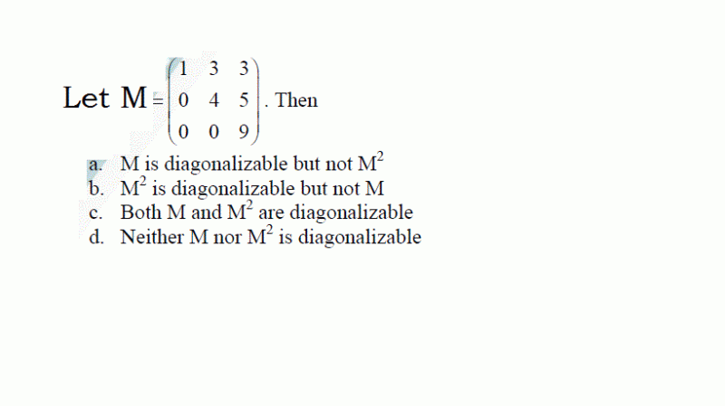 Linear Algebra Check Whether The Given Matrix Is Diagonalizable Or - High Resolution Abstract Backgrounds for Desktop